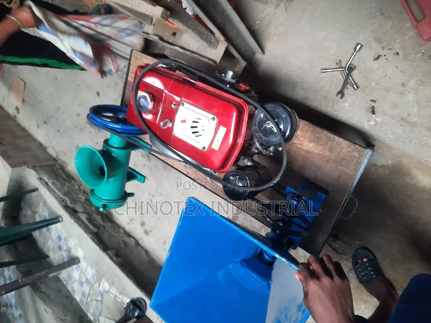 Complete Grinder With Pelletizer Comes With Diesel Engine