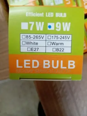 Led Bulb 9w And 12w 230v E27