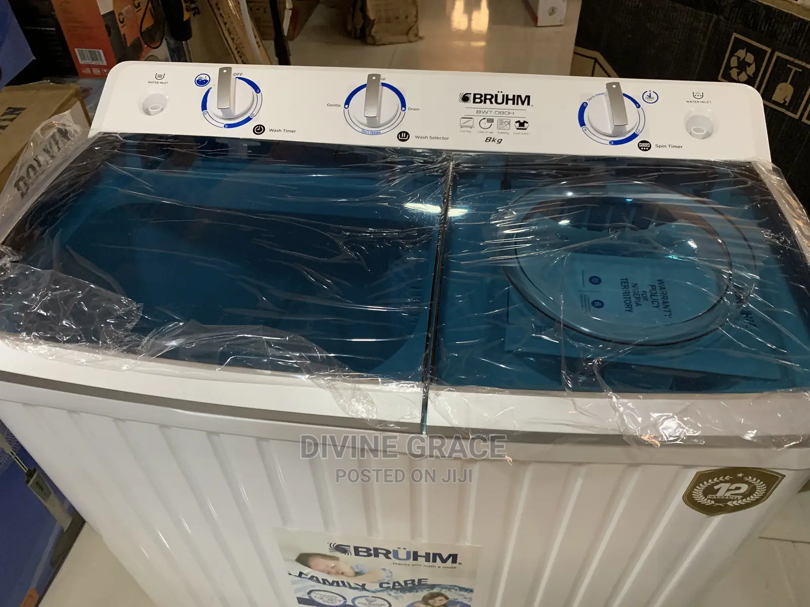 Bruhm BWT-080h 8kg Washing Machine