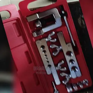 Refrigeration Flaring and Swaging Tool Kit With Tube Cutter