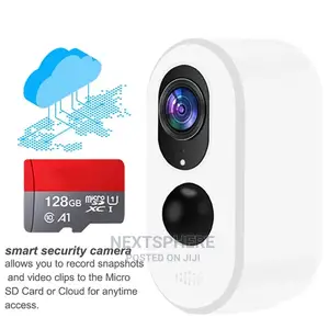 Wireless Security Camera With Solar Panel With Batteries