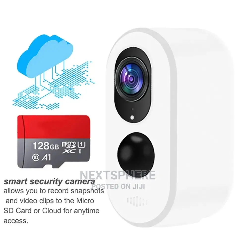 Wireless Security Camera With Solar Panel With Batteries