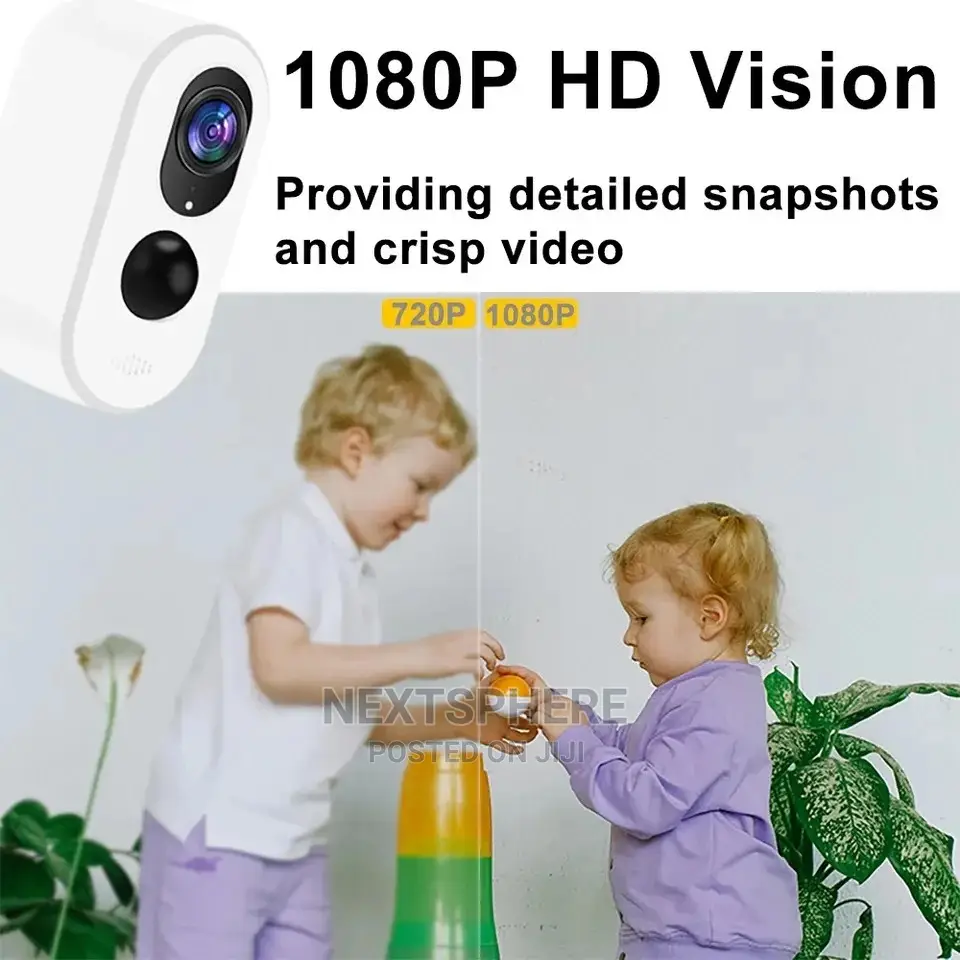 Wireless Security Camera With Solar Panel With Batteries