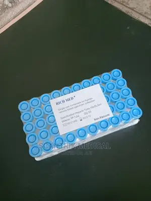 Laboratory Tube Collection Blue Top Heparin Tube