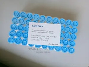 Contains Sodium Heparin Tube