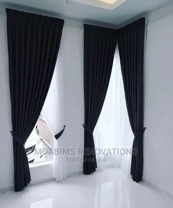 Turkish Black Curtain Fabrics