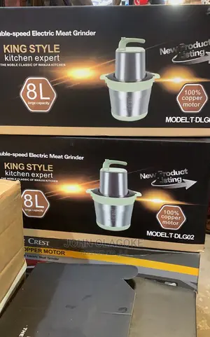 8L Kings Stlye Food Processor Meat Grinder Yam Pounder