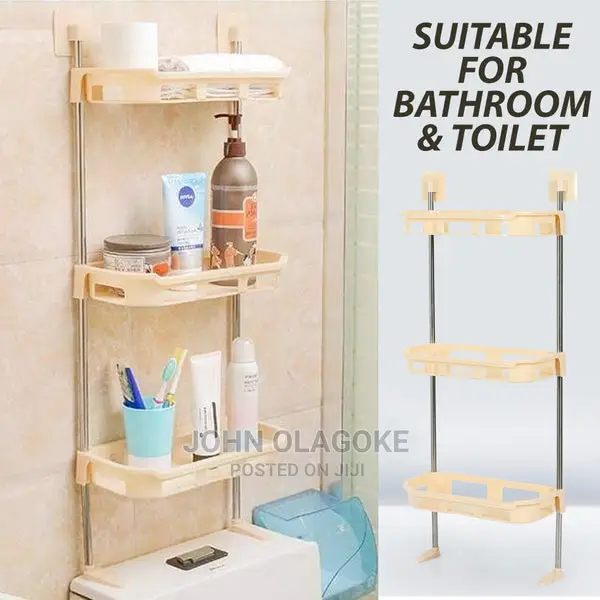 3 Layer Multilayer Bathroom/Kitchen Storage Shelf Rack