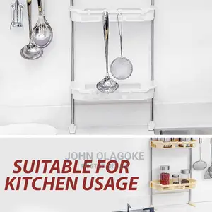 3 Layer Multilayer Bathroom/Kitchen Storage Shelf Rack