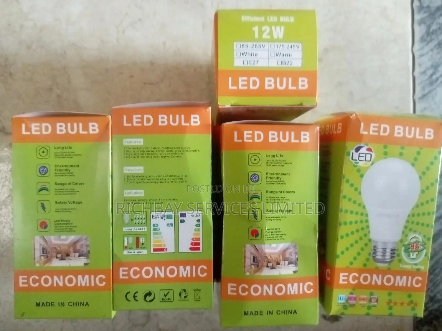Led Bulb 9w And 12w 230v E27