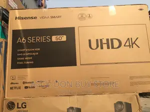 Hisense 50inches UHD Smart Bluetooth Tiny Frame TV