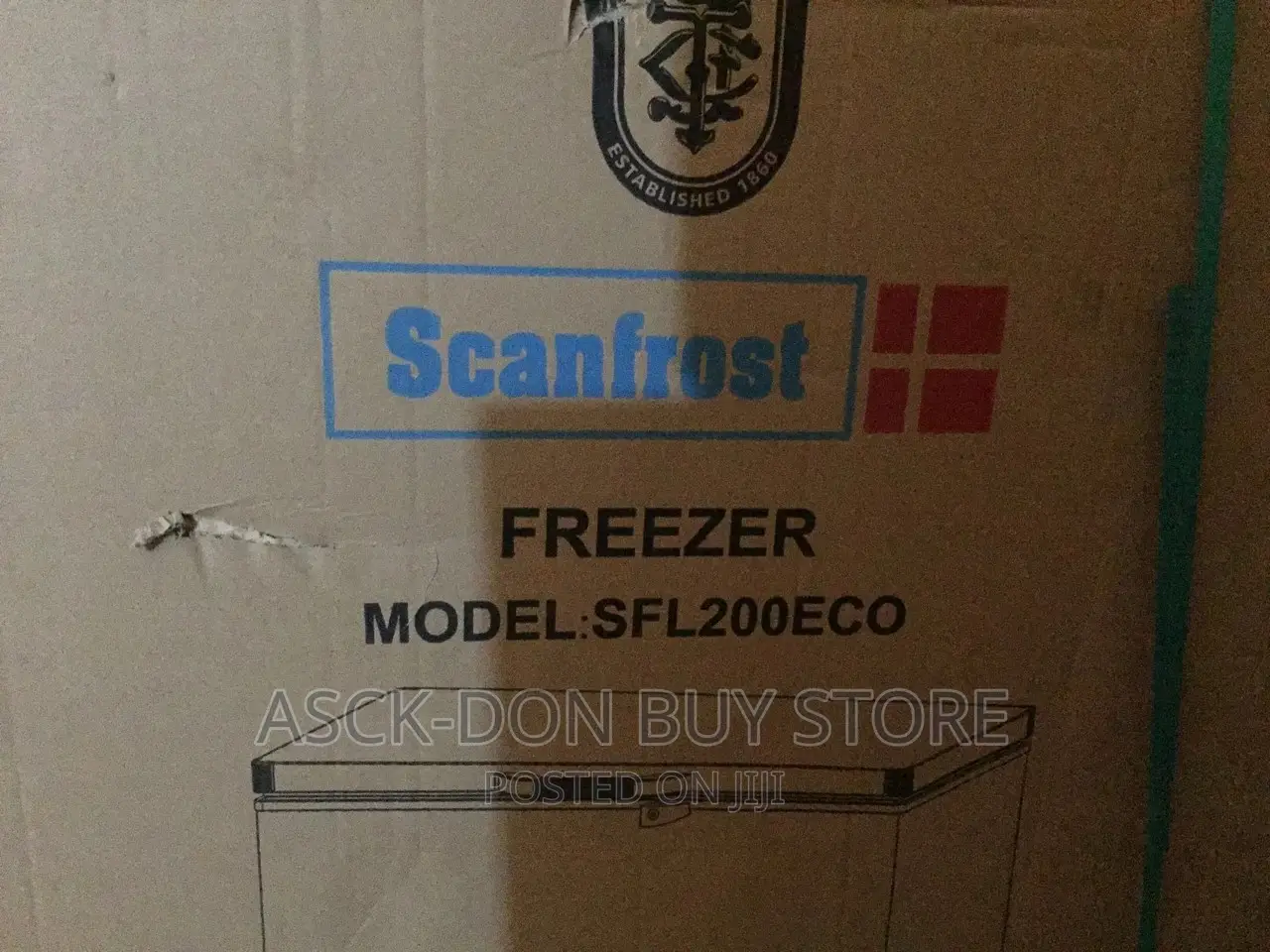 Scanfrost 200L Low Voltage Chest Freezer Model SFL-200ECO