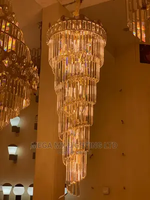 Spiral Crystal Chandeliers