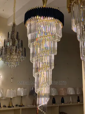 Spiral Crystal Chandeliers
