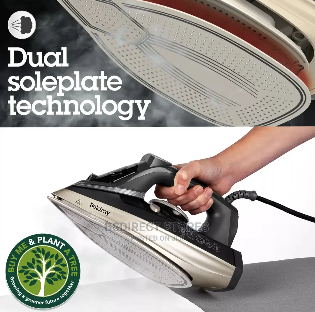 Beldray Iron Ceramic Dual Soleplate Technology Steam 3100W