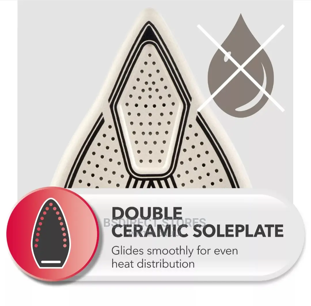 Beldray Iron Ceramic Dual Soleplate Technology Steam 3100W
