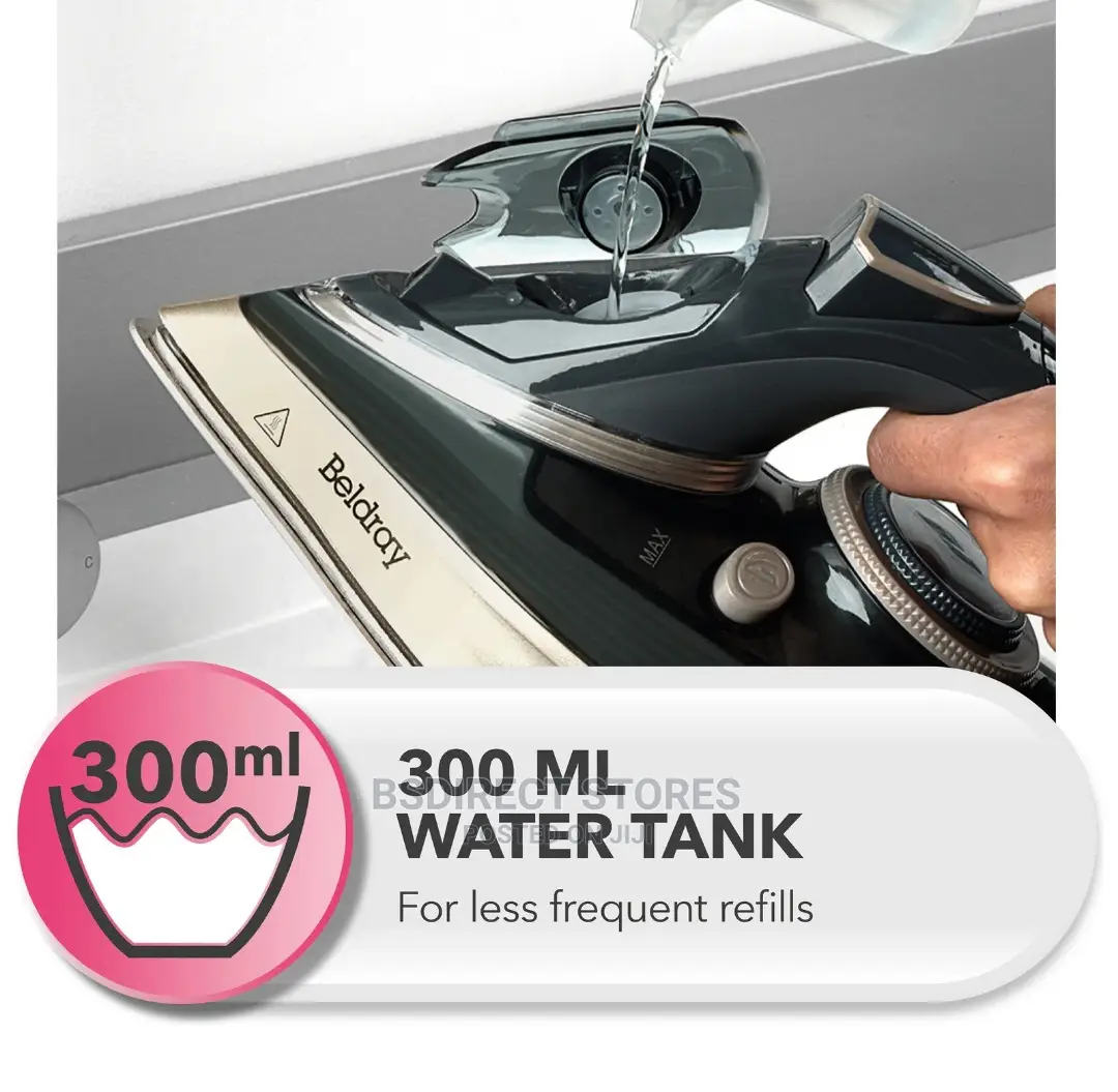 Beldray Iron Ceramic Dual Soleplate Technology Steam 3100W