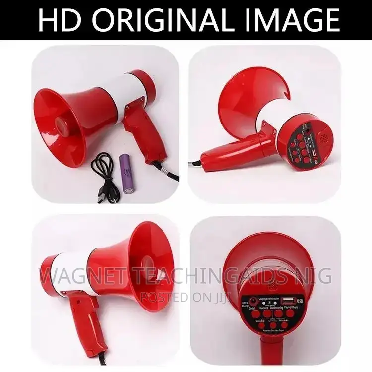 Portable Rechargeable Megaphone Speaker Withusb Bluetooth