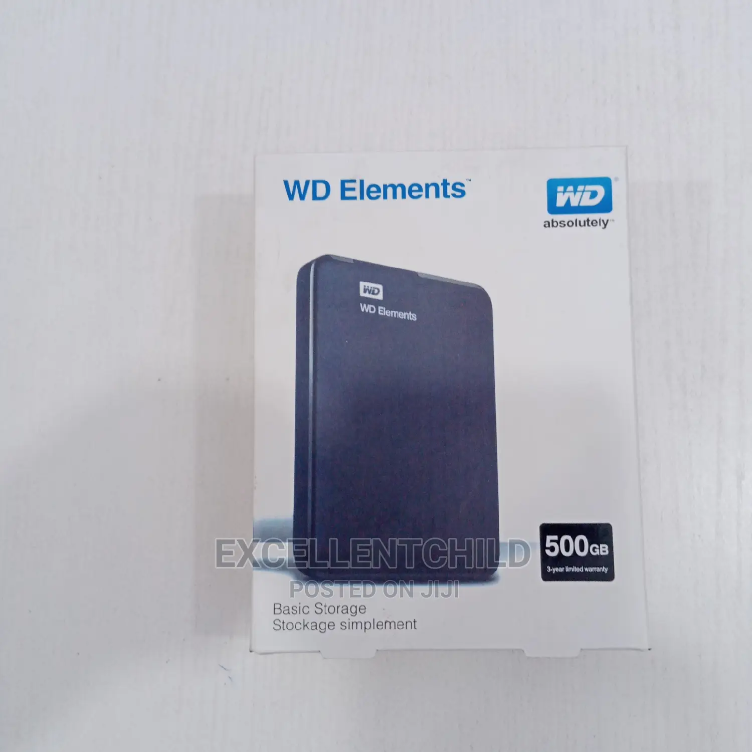 For Storage (500gb External Hard Drive Wd Elements