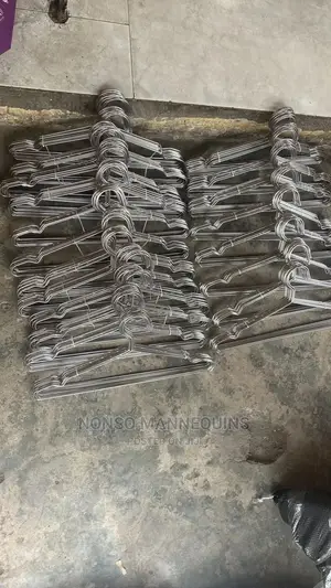 Imported Plain Silver Stainless Clothes Hangers
