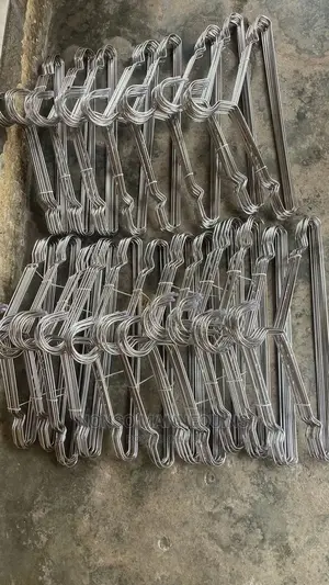 Imported Plain Silver Stainless Clothes Hangers