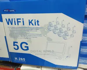 Wireless 8 Channels Kit With Audio Cameras