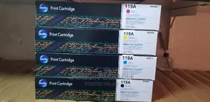 HP 119A Cyan, Yellow, Magenta and Black Toner