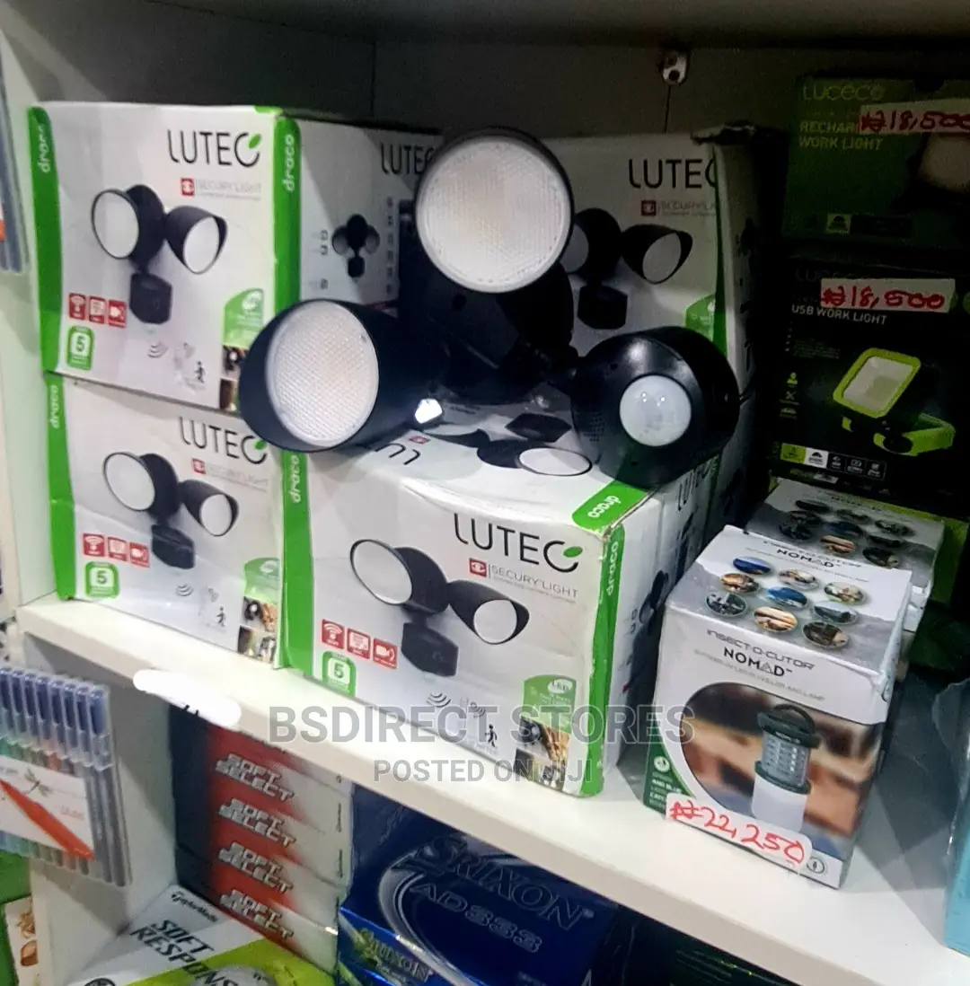 Lutec LED Security PIR Sensor Floodlight And HD Wifi Camera