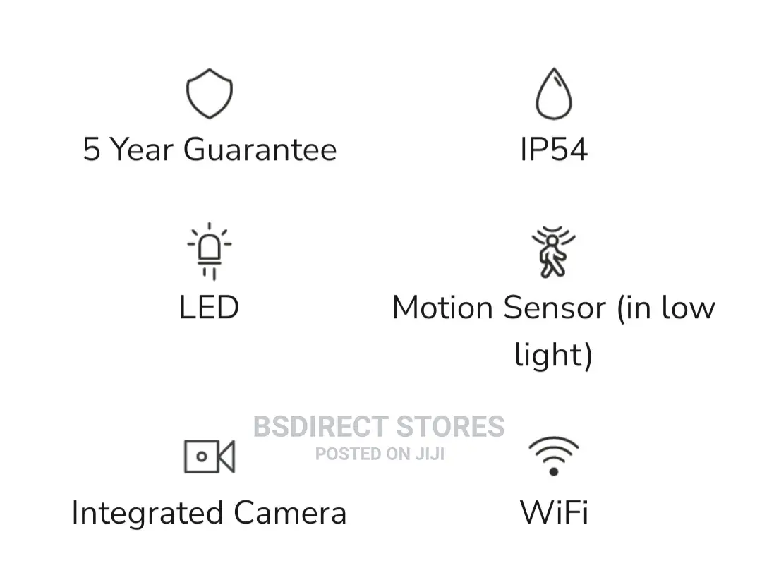Lutec LED Security PIR Sensor Floodlight And HD Wifi Camera