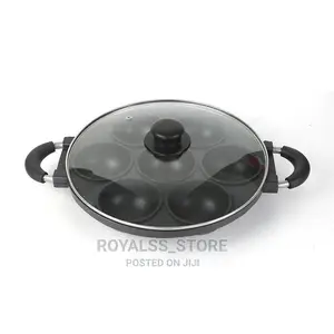 Non Stick Masa/Cake Pan With Glass Lid