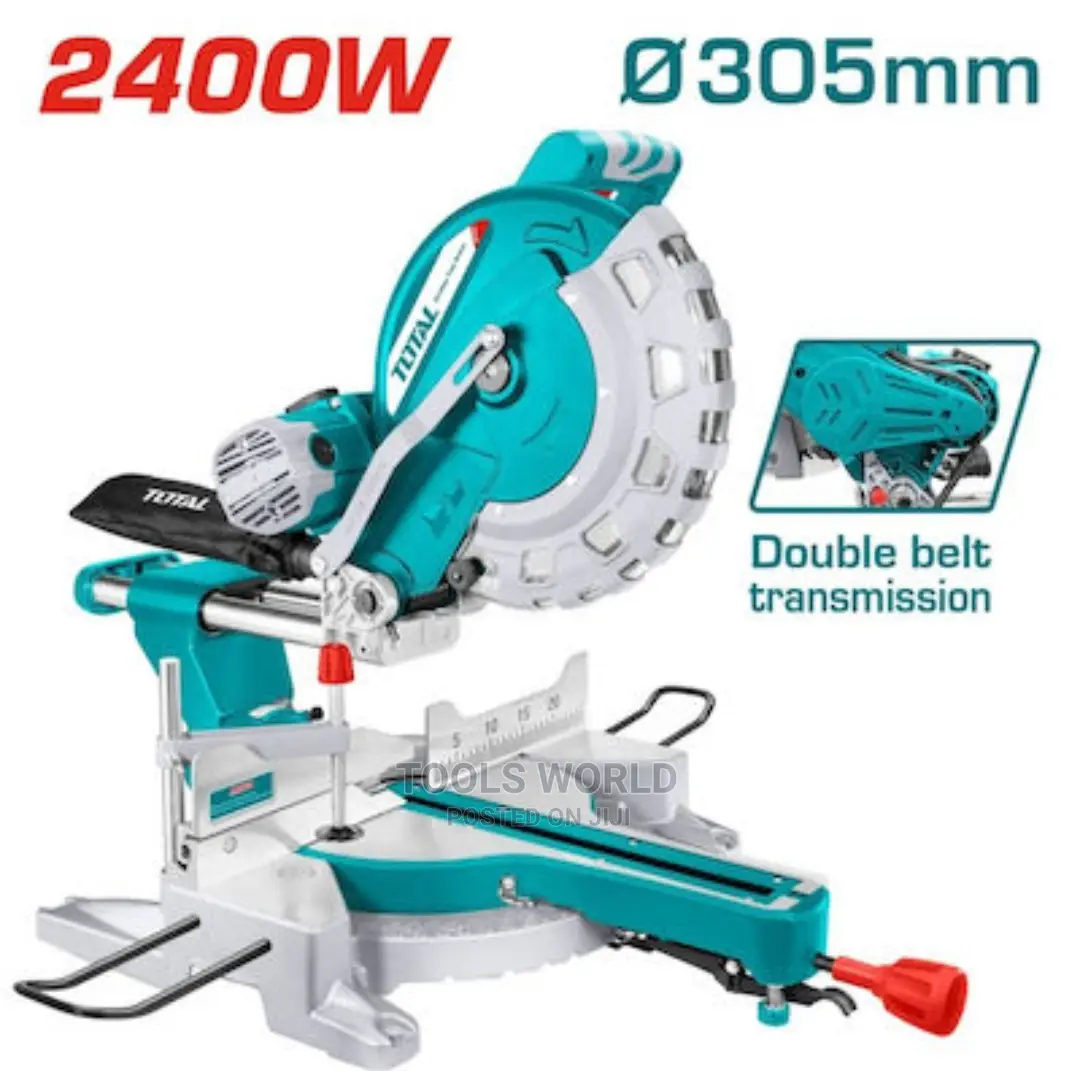 Total Miter Saw With Power 2400W, Cutting Disc Diameter 12"