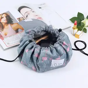 Mini Quick-pull Drawstring Accessories Makeup Travel Pouch