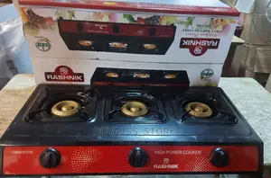 3face Rashnik Stainless Table Gas Burner(Automatic Ignition)