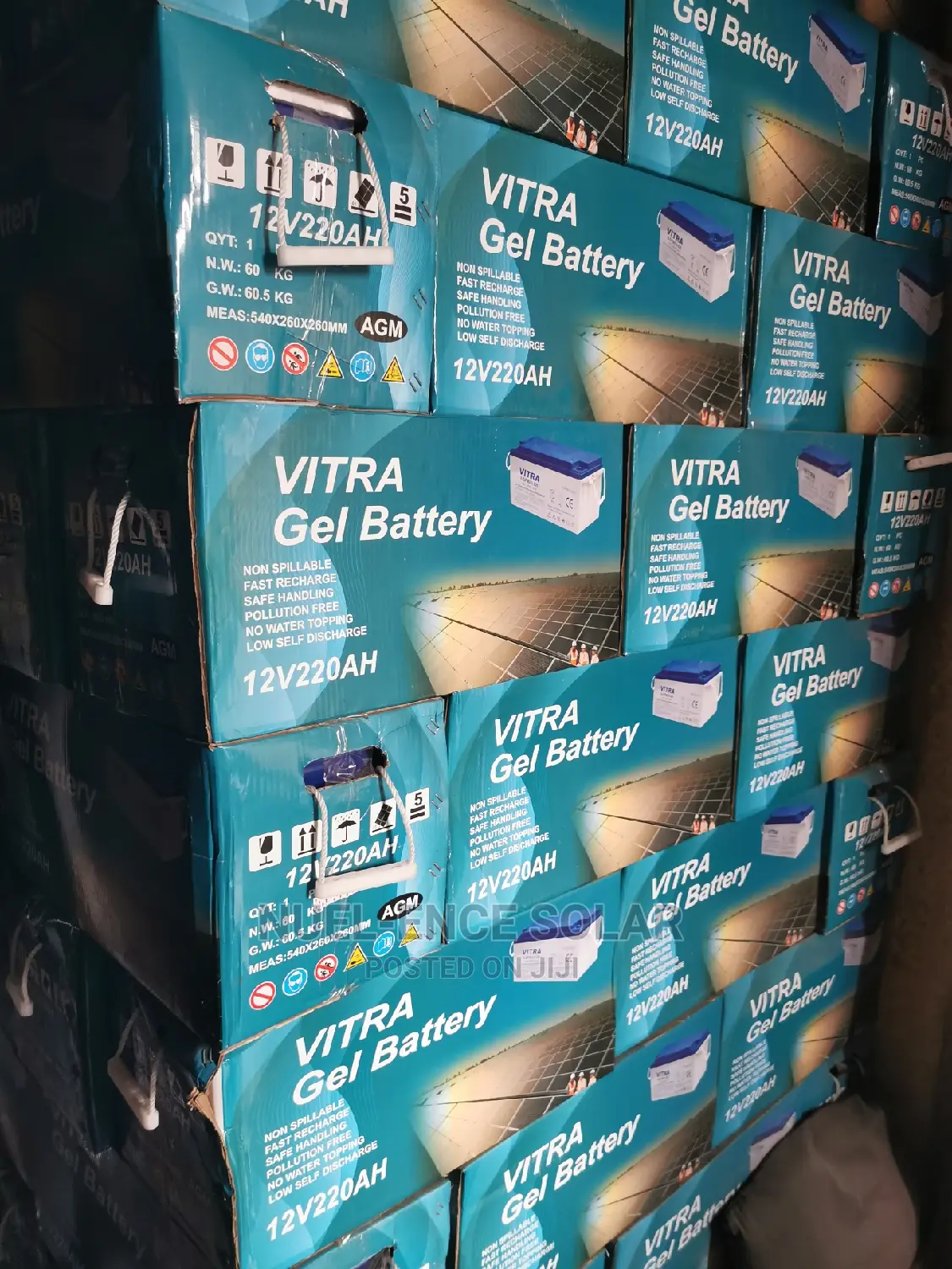 12v 220ah Vitra Gel Battery