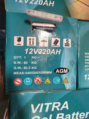12v 220ah Vitra Gel Battery