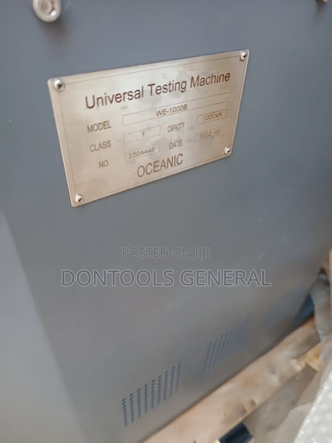 Hydraulic Universal Testing Machine
