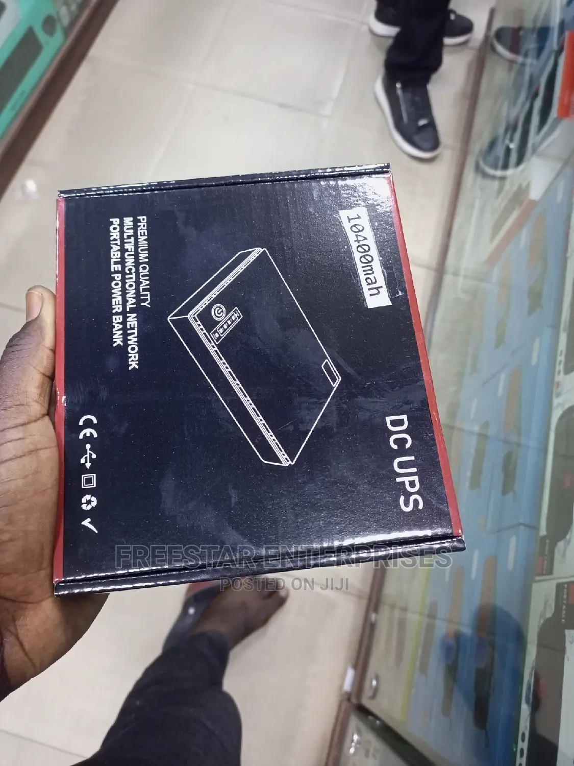 10400mah DC UPS Mini UPS Battery Backup. Router Power Bank.