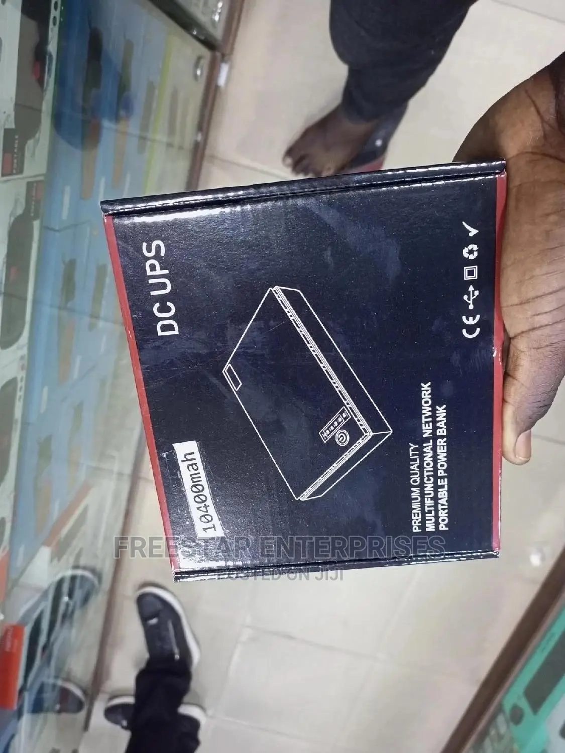 10400mah DC UPS Mini UPS Battery Backup. Router Power Bank.