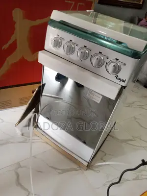 Royal Cooker 4burner Gas+Grill+Tray