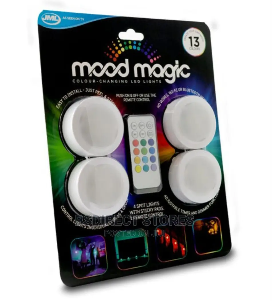 JML
Mood Magic Colour Changing LED Lights Remote- Controlled