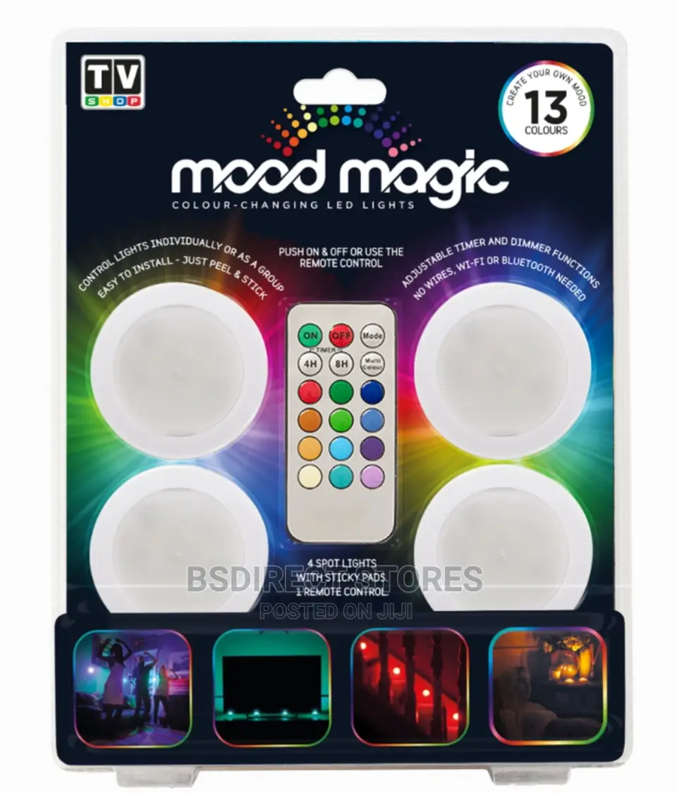 JML
Mood Magic Colour Changing LED Lights Remote- Controlled