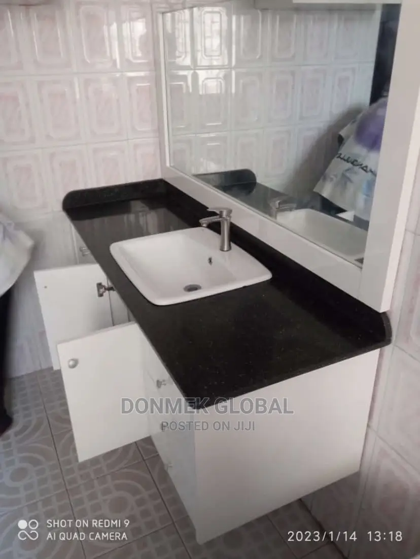 Diamond Black Granite Slab