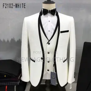 Exclusive Collarless Tuxedo 3pcs Suits