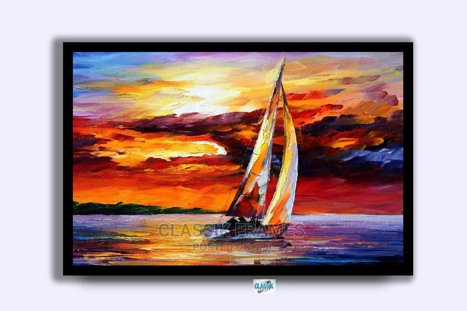 HD Framed Abstract Picture Painting Wall Art