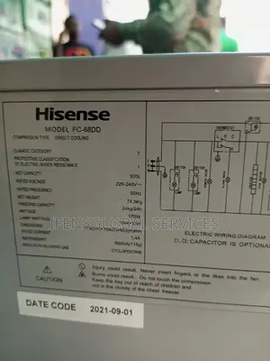 7feet Hisense Freezer