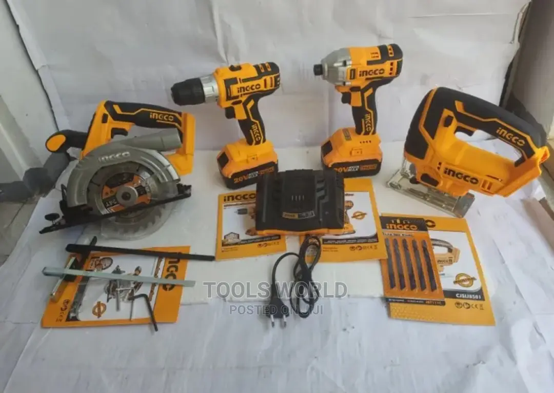 Ingco Lithium-Ion Cordless 4pcs Combo KIT Ckli2010