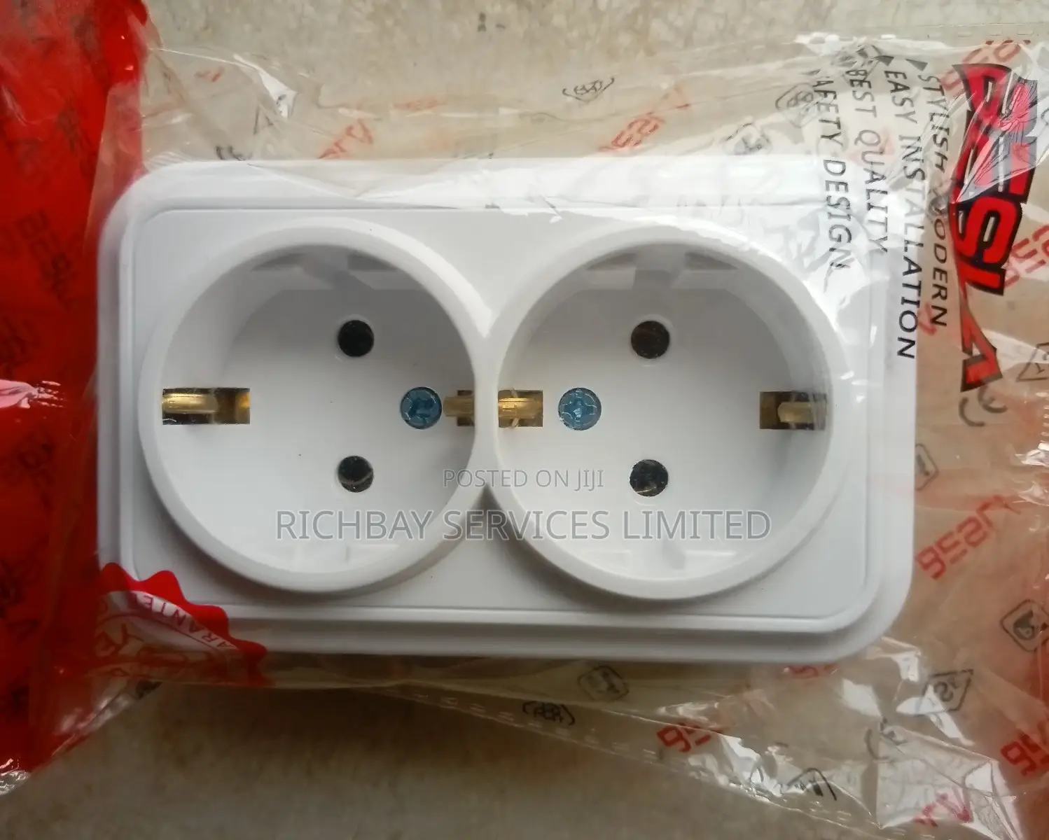 Double German Socket 16amp 230v