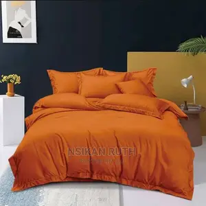Quality Plain Silk Bedsheet and Duvet