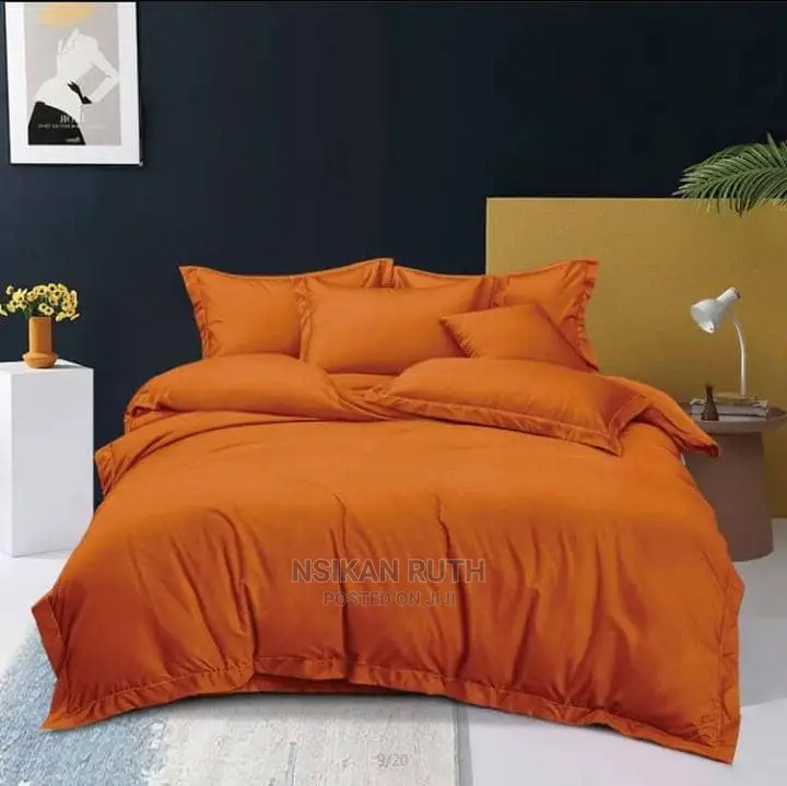 Quality Plain Silk Bedsheet and Duvet
