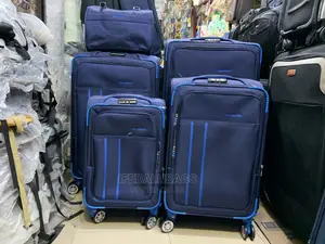Set of Blue Star Express Traveling Luggage